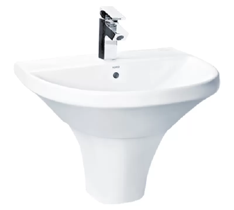 Chậu Lavabo Chân Lửng LHT947CS TOTO