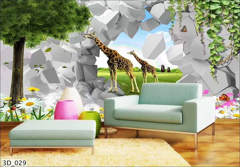 Giấy dán tường 3D MS: 3D_029 