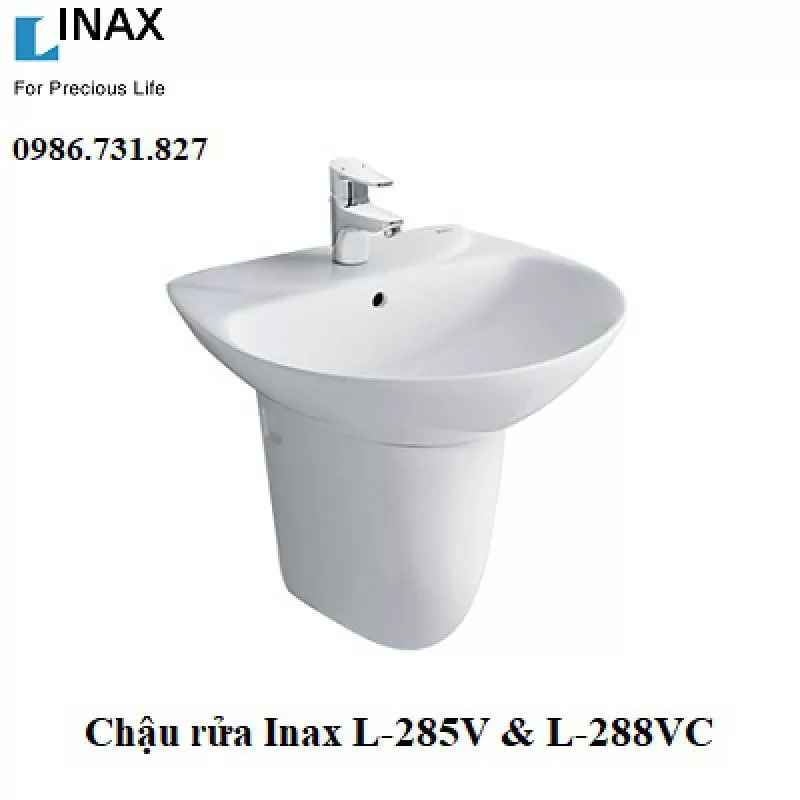 Chậu rửa treo tường Inax L-285V 