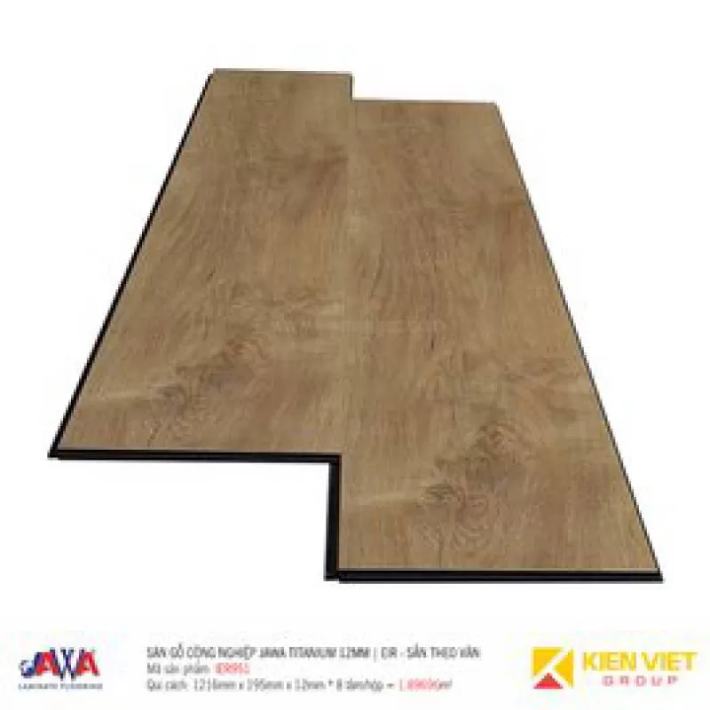 Sàn gỗ Jawa Titanium sần theo vân EIR952 | 12mm 