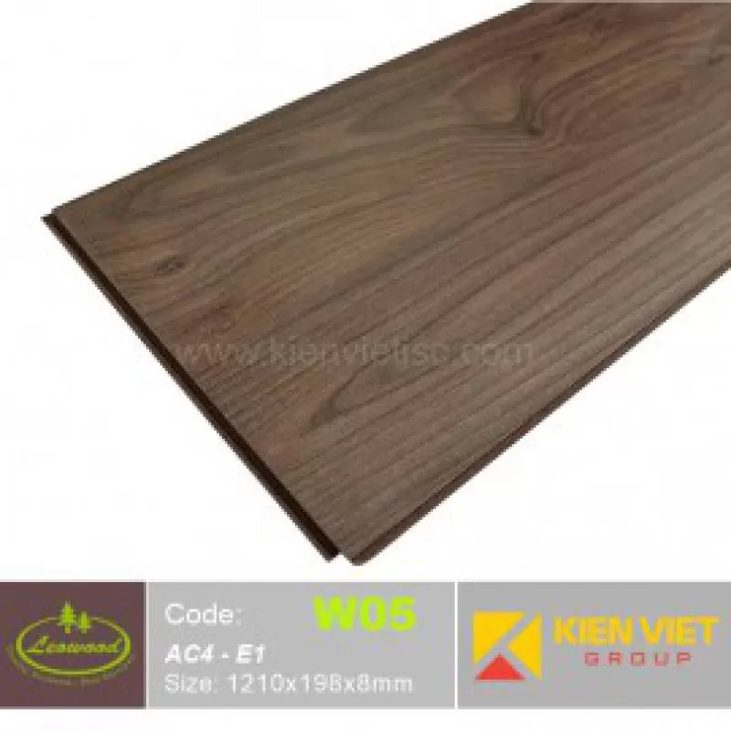 Sàn gỗ công nghiệp Thái lan Leowood W04 AC4 | 8mm 