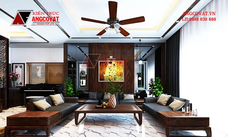 Bản vẽ thiết kế nội thất nhà phố 5 tầng tại Hà Nội NT4220422