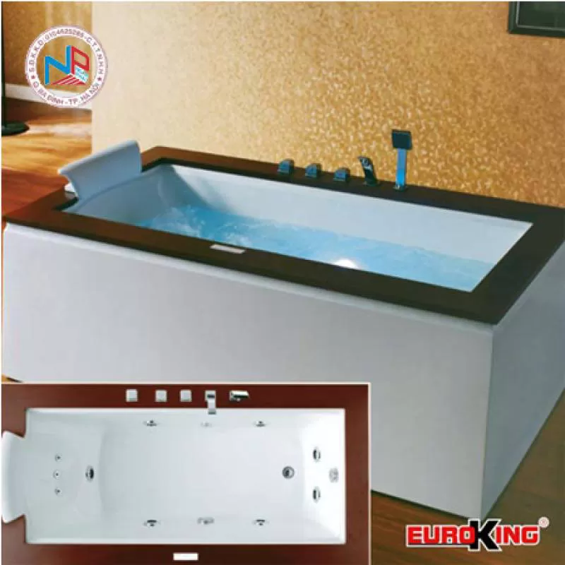 Bồn tắm massage Euroking EU-208A (có sục khí) 
