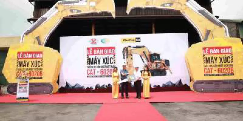 Cat 6020B – Máy xúc đào thủy lực lớn nhất Việt Nam
