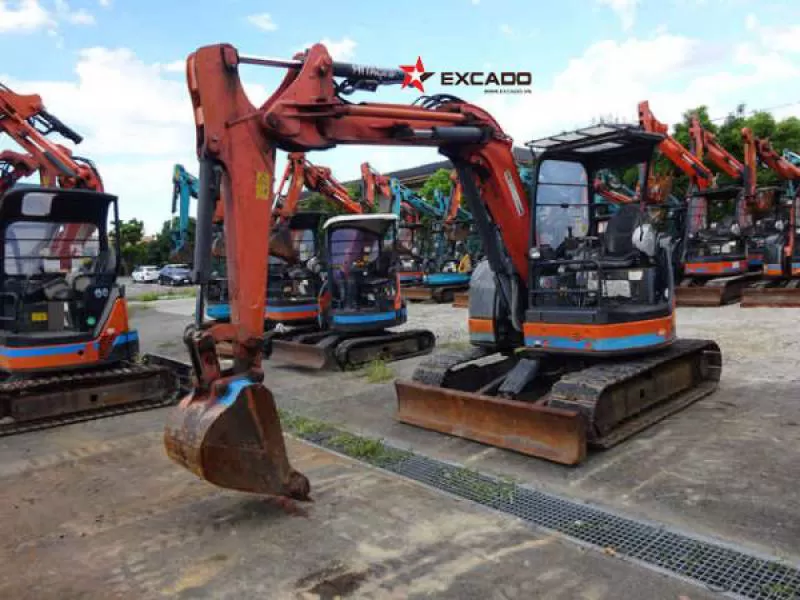 HITACHI ZX55UR-3, 2010_Máy xúc đào mini đã qua sử dụng