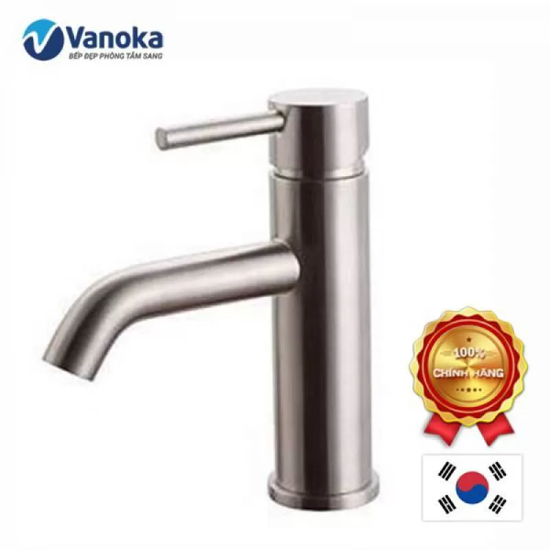 Vòi lavabo 1 lỗ nóng lạnh Ecofa E-501 nhập khẩu