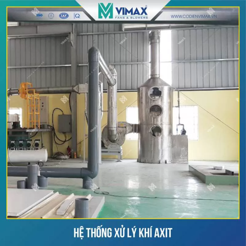 HỆ THỐNG XỬ LÝ KHÍ THẢI CÓ CHỨA HƠI AXIT