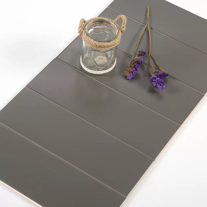 Gạch thẻ màu xám đậm mờ phẳng 100*300mm BC-M1303Y 