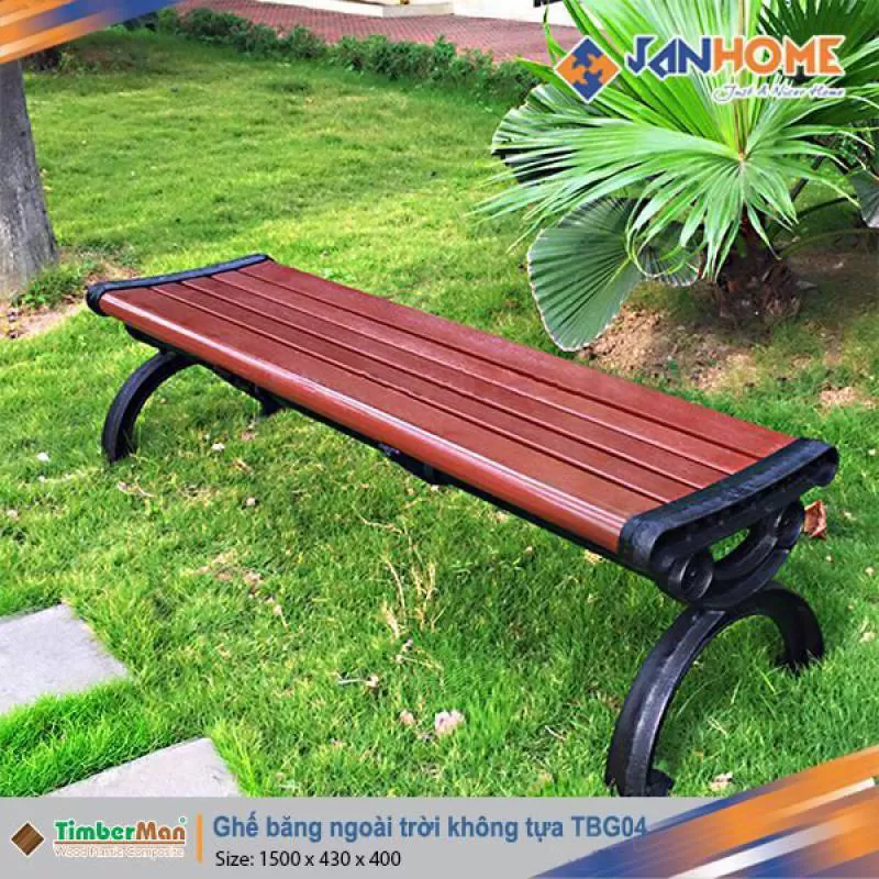 Ghế băng ngoài trời không tựa TBG04 