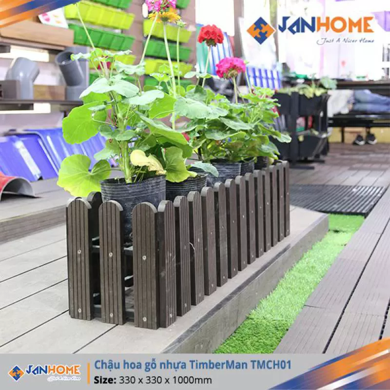 Chậu hoa gỗ nhựa TimberMan TMCH01 