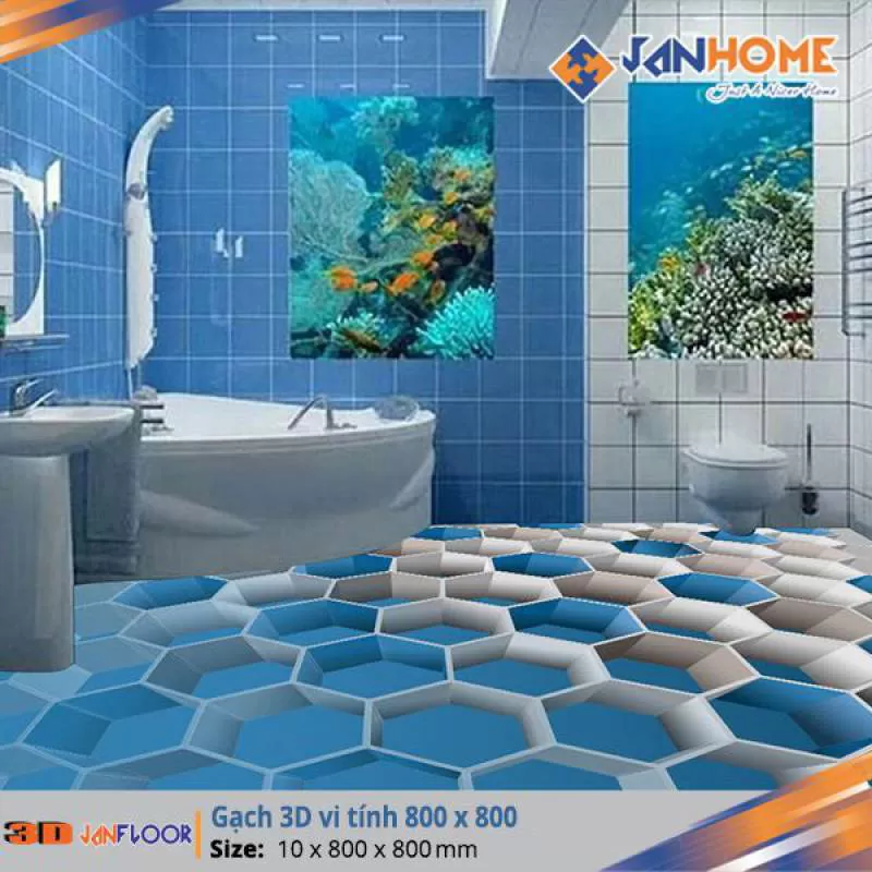 Gạch 3D Vi Tinh 800 x 800mm
