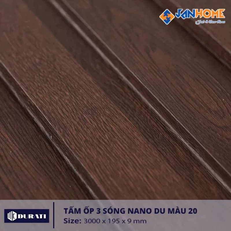 Tấm ốp 3 sóng phủ phim Durati màu 20 