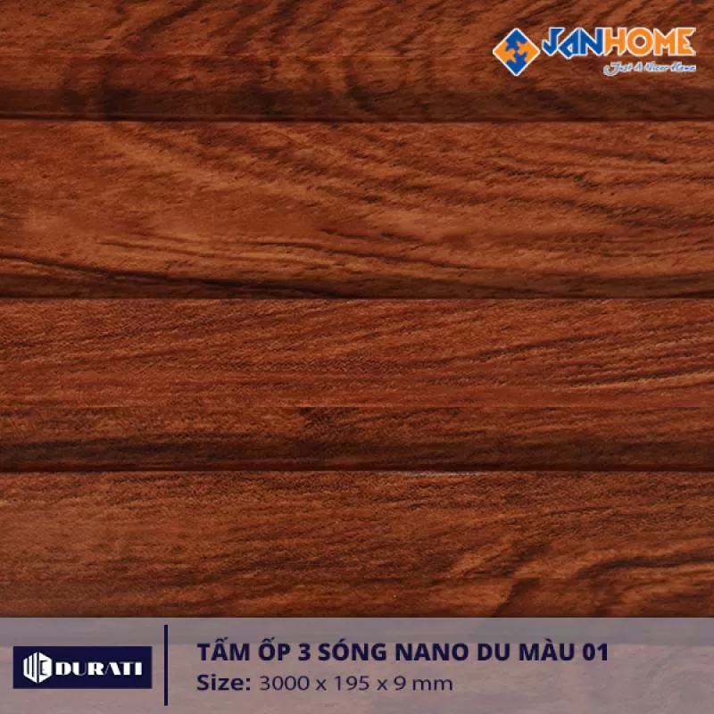 Tấm ốp 3 sóng phủ phim Durati màu 01