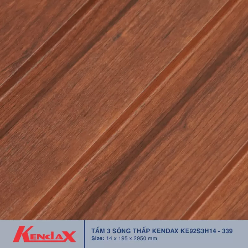 Lam 3 sóng thấp ốp trần tường KE92S3H27 Màu 339 