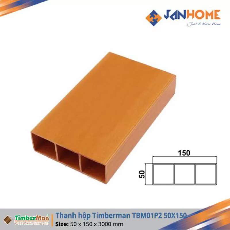 Thanh hộp Timberman TBM01P2 50x150