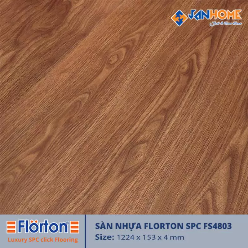 Sàn nhựa hèm khóa Florton SPC FS4803 
