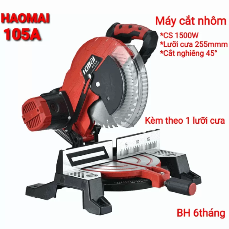 Máy cắt nhôm 255mm HAOMAI 105A 