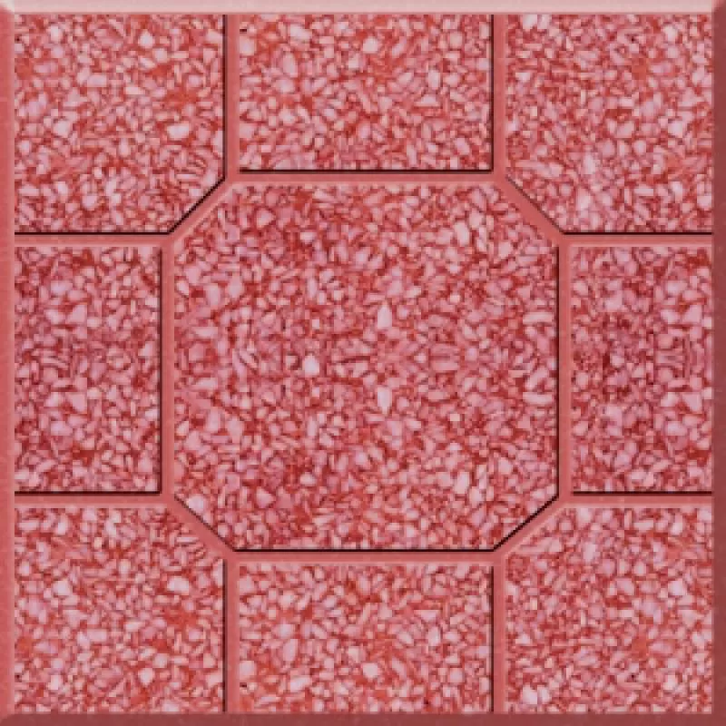 Gạch Terrazzo 400×400 (mm) – SP-40-129 – Đỏ