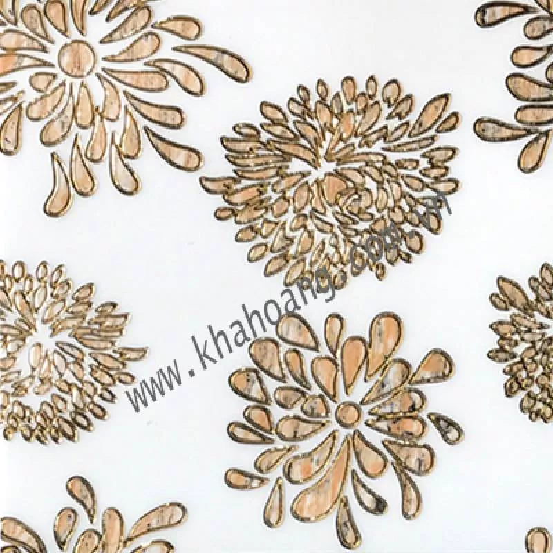 30x30)Gạch Trang Trí nhủ vàng 38130