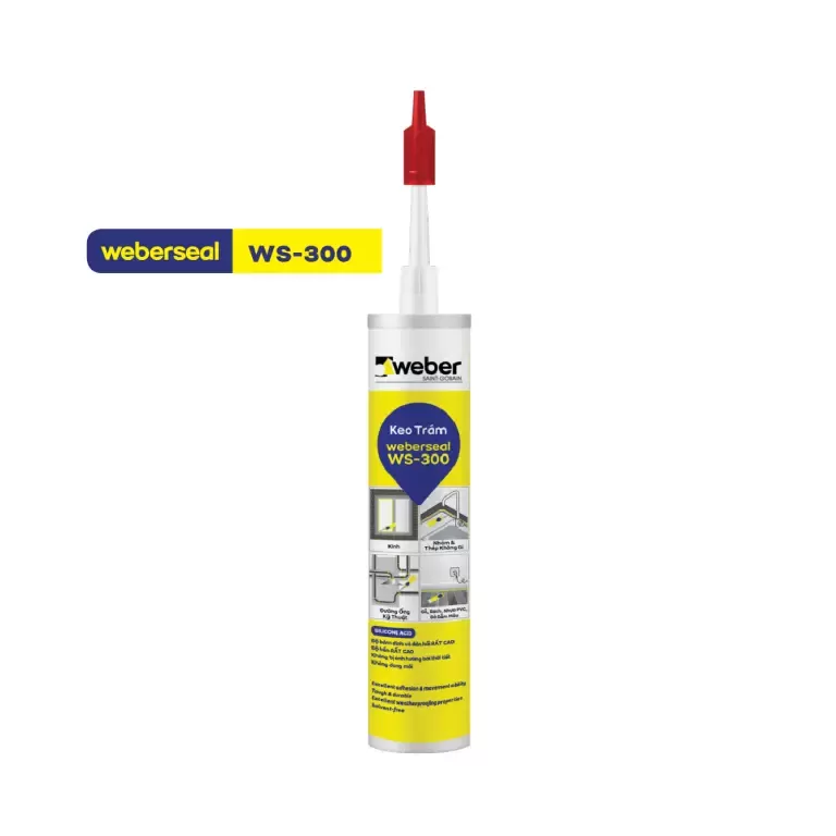 Keo silicon Weberseal WS-300 cao cấp - Acid Sản phẩm mới