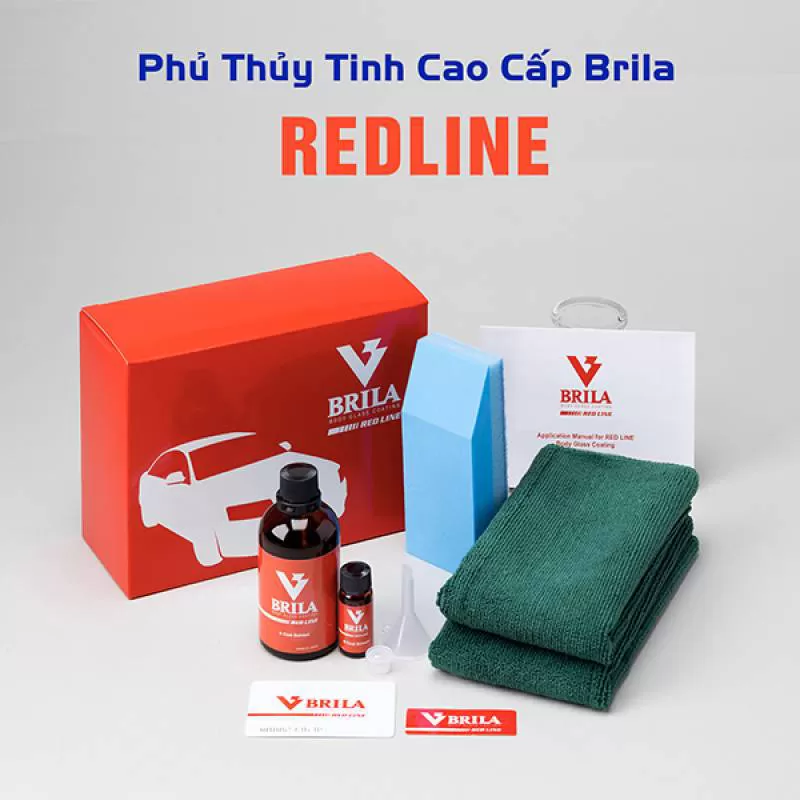 Bộ phủ thủy tinh Brila Red Line