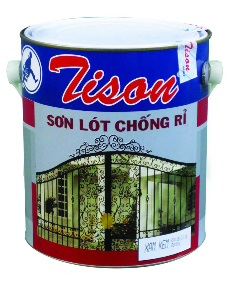 Sơn chống rỉ TISON (xám) – 4kg 
