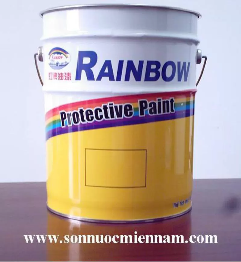 Sơn giao thông RAINBOW 1801 (màu xanh lá, đen) – 4 lít 
