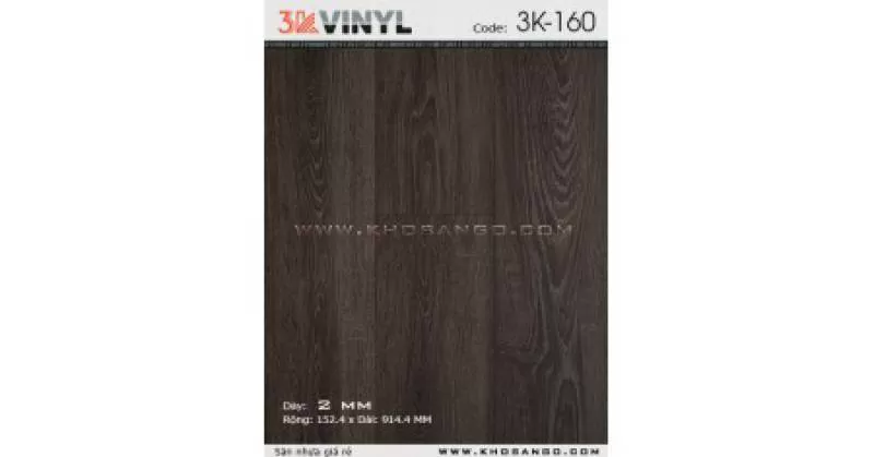 Sàn nhựa 3K Vinyl K160 