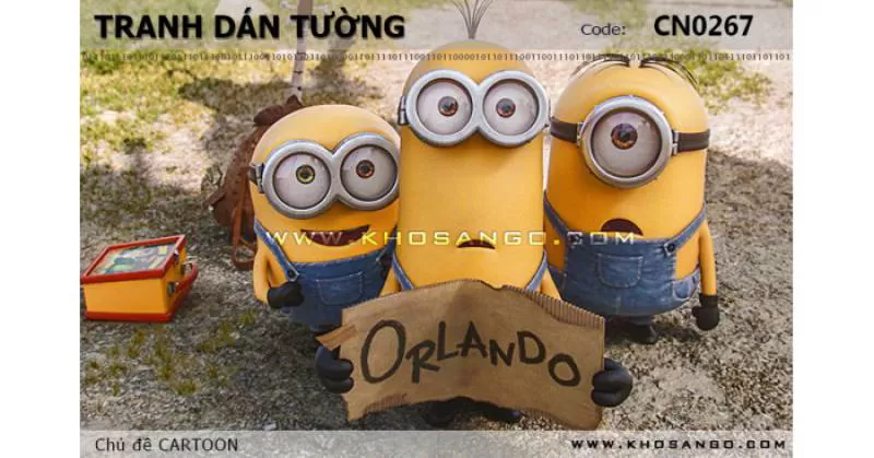 Tranh dán tường CARTOON CN0267 