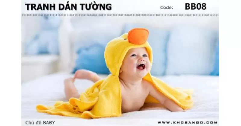 Tranh dán tường BABY BB08