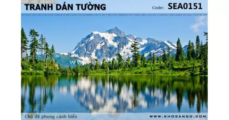 Tranh dán tường phong cảnh biển SEA151 