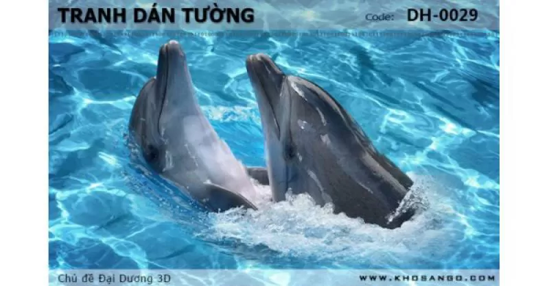 Tranh dán tường Đại Dương 3D DH-0029