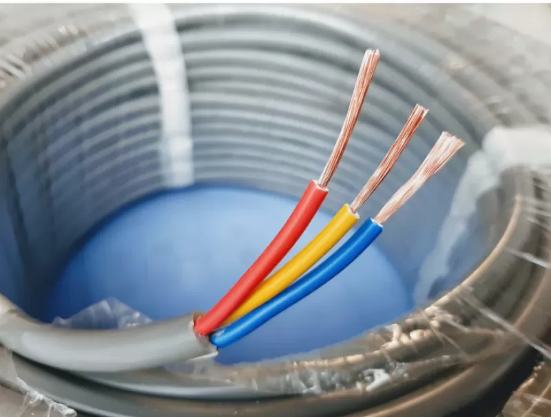 Dây điện mềm 3 lõi ruột đồng 3×1.5mm xám Daphaco 