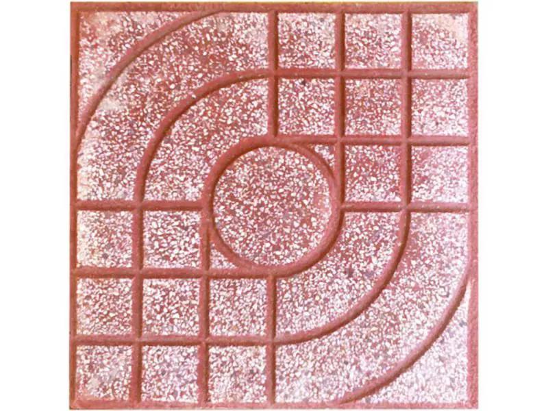Gạch terrazzo kiểu mắt nai 30×30 (đỏ)