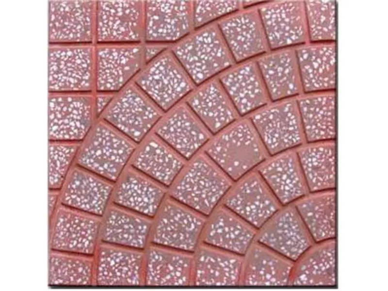 Gạch terrazzo kiểu rẻ quạt 30×30 (đỏ) 