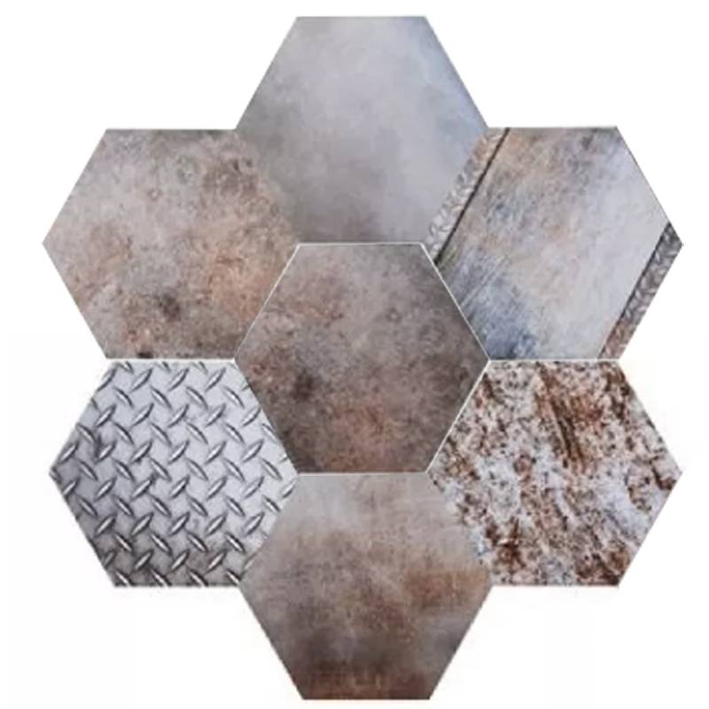 Gạch bông men lục giác nhập khẩu kích thước 260*300mm 26019