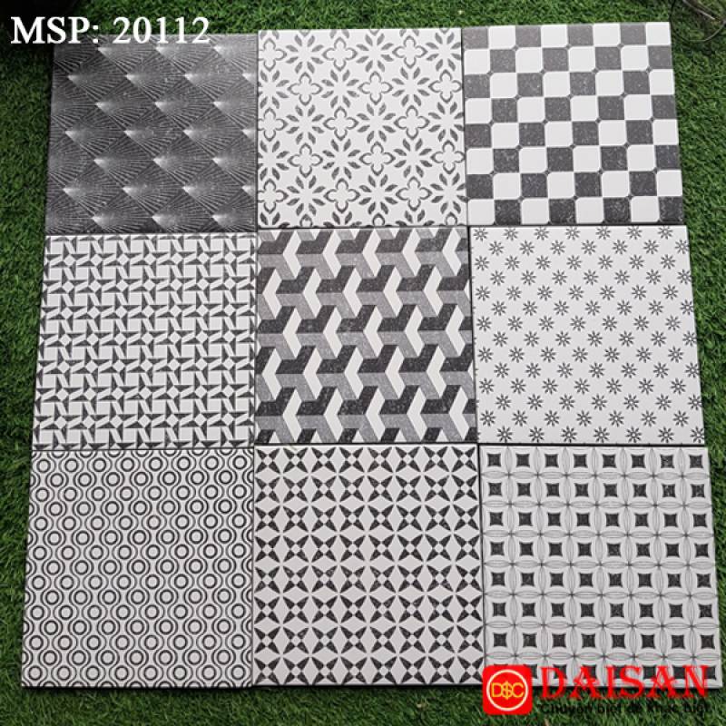 Gạch bông men vuông nhập khẩu kích thước 200*200mm 20112