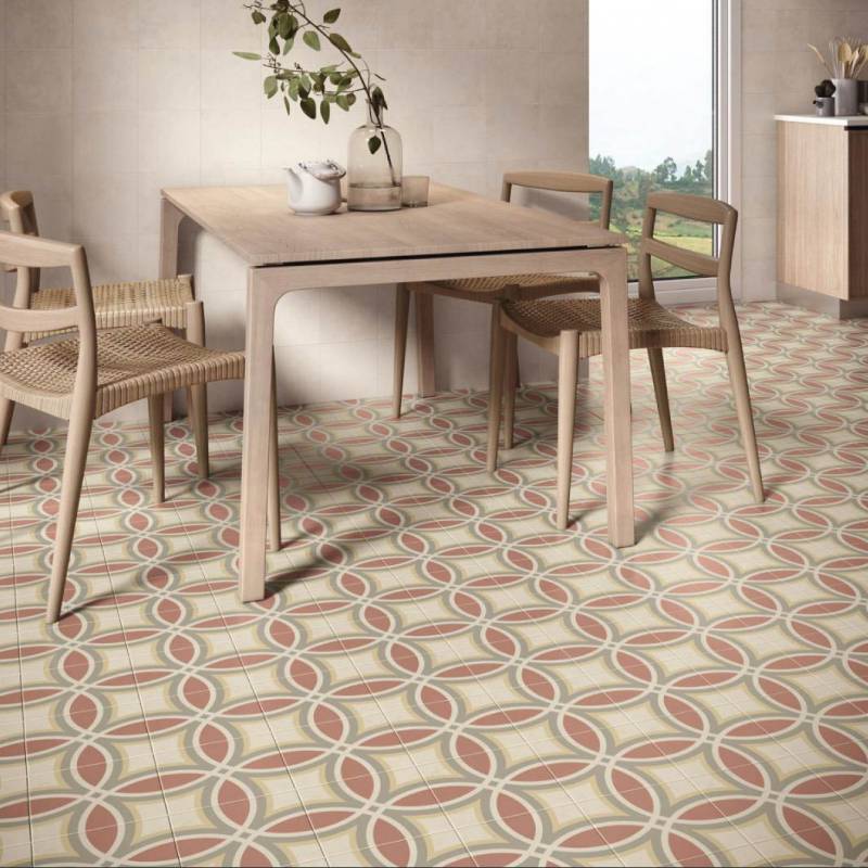 Gạch bông men nhập khẩu trang trí ốp lát kt 200*200 DC270