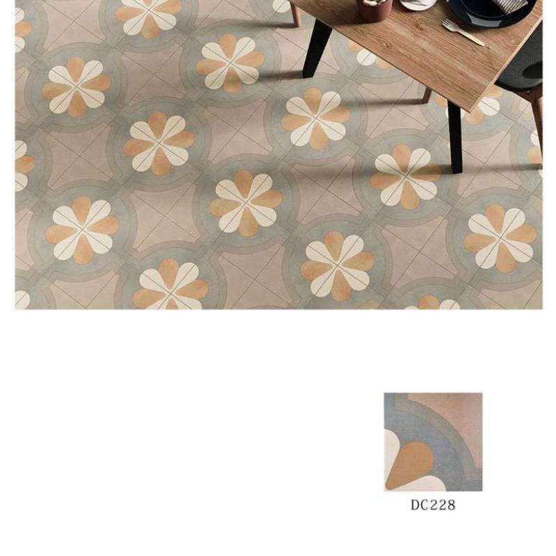 Gạch bông men nhập khẩu trang trí ốp lát kt 200*200 DC228
