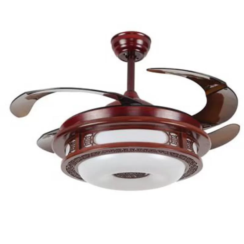 Đèn quạt trần gỗ sồi JC8501 