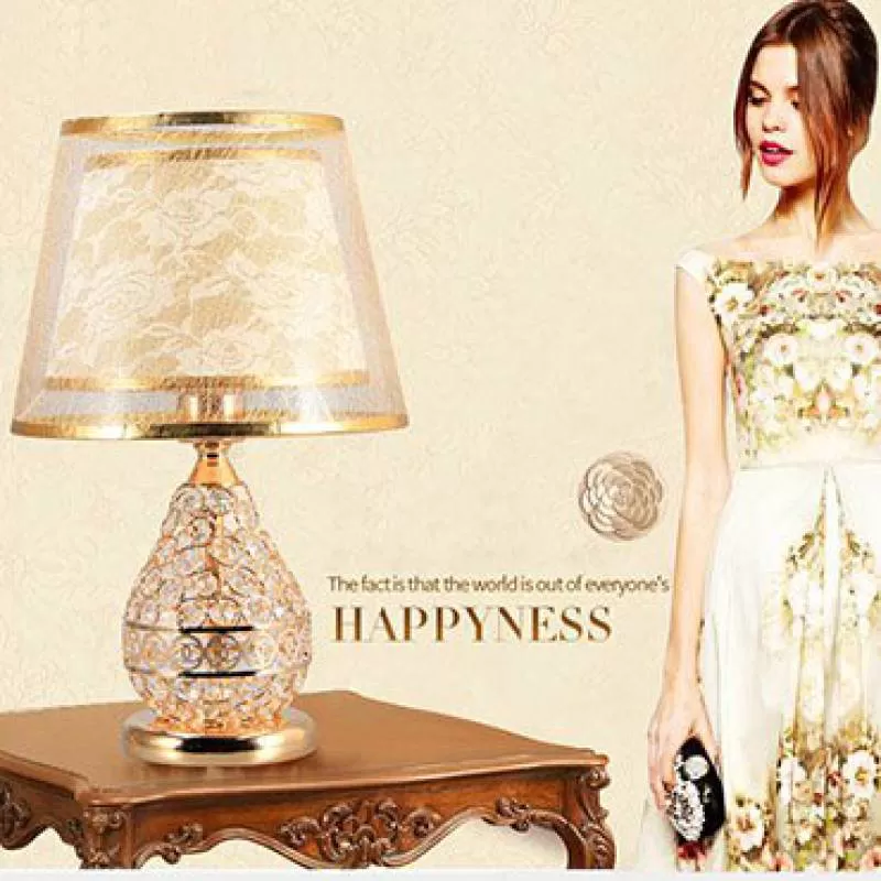 Đèn bàn phòng ngủ ấm áp lãng mạn YLM Y819 