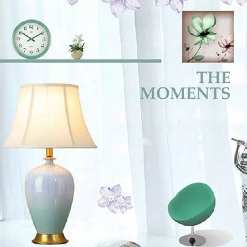 Đèn bàn gốm nhập khẩu YLM TL8012 