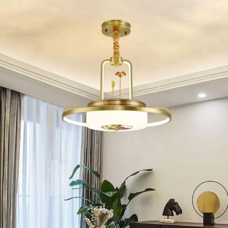 Đèn thả đồng phòng khách HP-TD6406 giá rẻ 30 