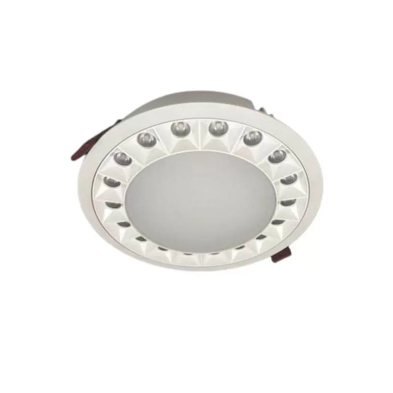 Đèn led âm trần 36W, 2 chế độ 4000K + 6000K, khoét lỗ D200mm EC-LA655 
