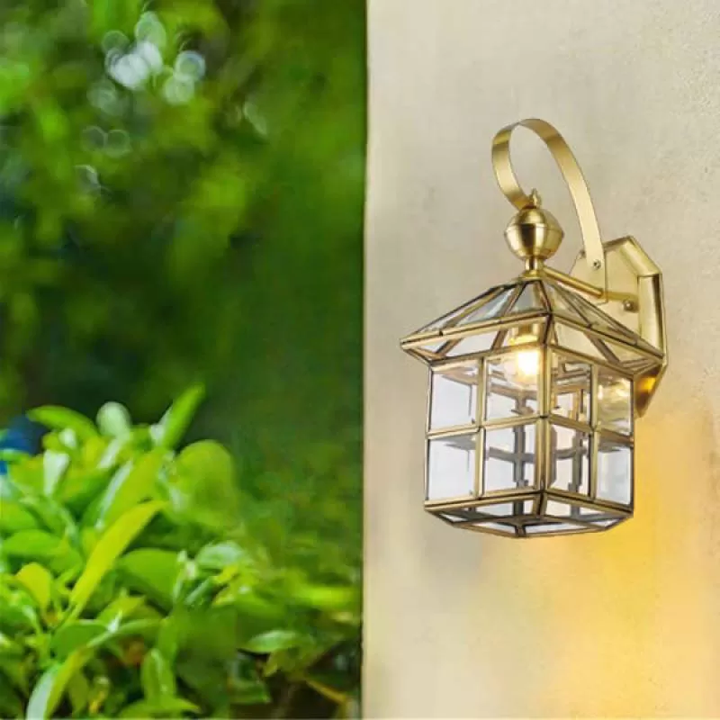 Đèn gắn tường đồng ngoài trời HP-VD6222 nhập khẩu