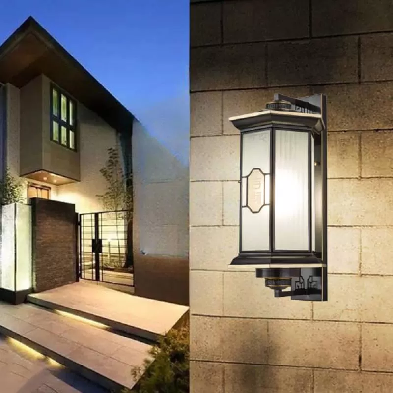 Đèn gắn tường ngoài trời H495mm HP-VD6224 nhập khẩu