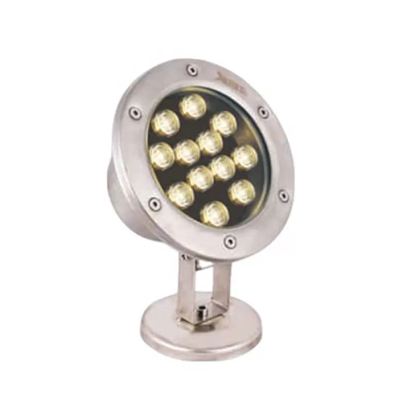 Đèn pha dưới nước 12V-12W vàng, xanh dương, xanh lá HP-FN04 