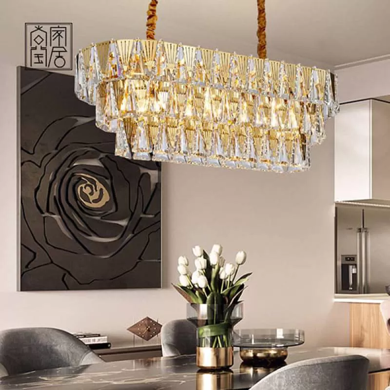 Đèn thả trần pha lê phòng khách cao cấp PH-TH8048 rẻ 30 