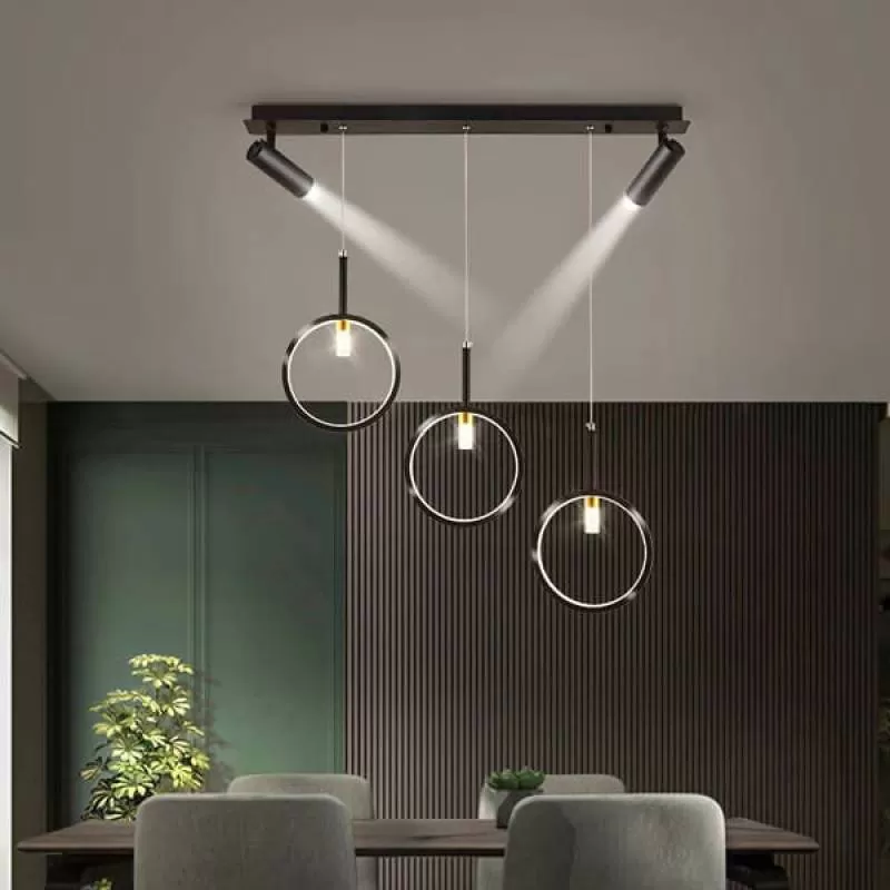 Đèn thả trần bàn ăn có đèn chiếu điểm HP-TL6535/3