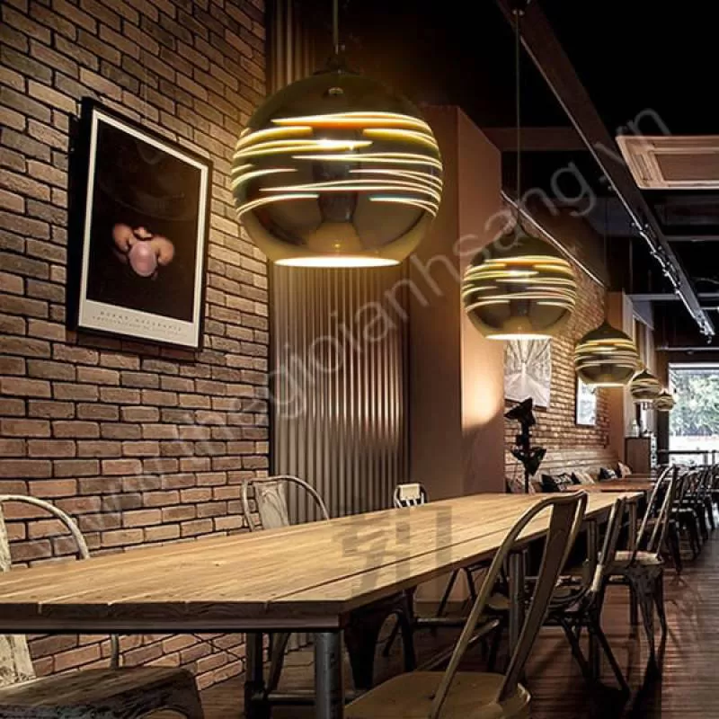 Đèn thả thủy tinh 3D Ø200mm DC-TT01-1B 